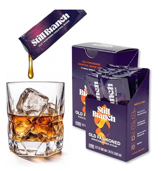 Still Branch Old Fashioned Cocktail Syrup Mixer - Box of 14 Single-Serve Packets