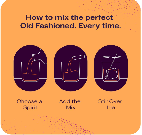 Still Branch Old Fashioned Cocktail Syrup Mixer - Box of 14 Single-Serve Packets