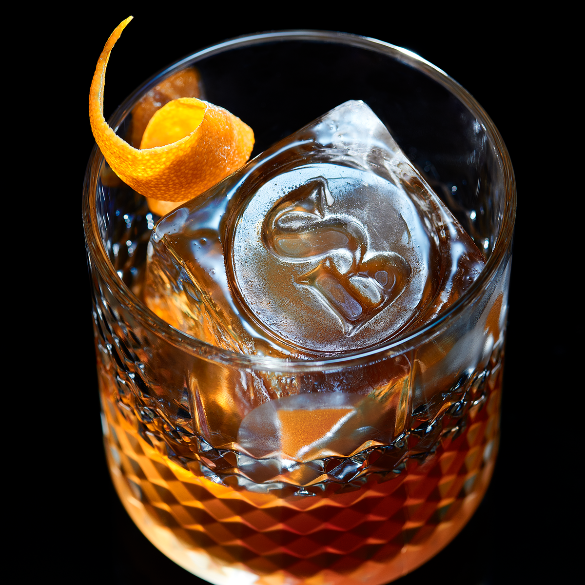 Still Branch Old Fashioned Cocktail with SB Ice -Square