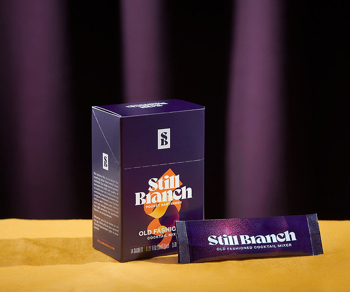 Still Branch Old Fashioned Cocktail Syrup Mixer - Box of 14 Single-Serve Packets